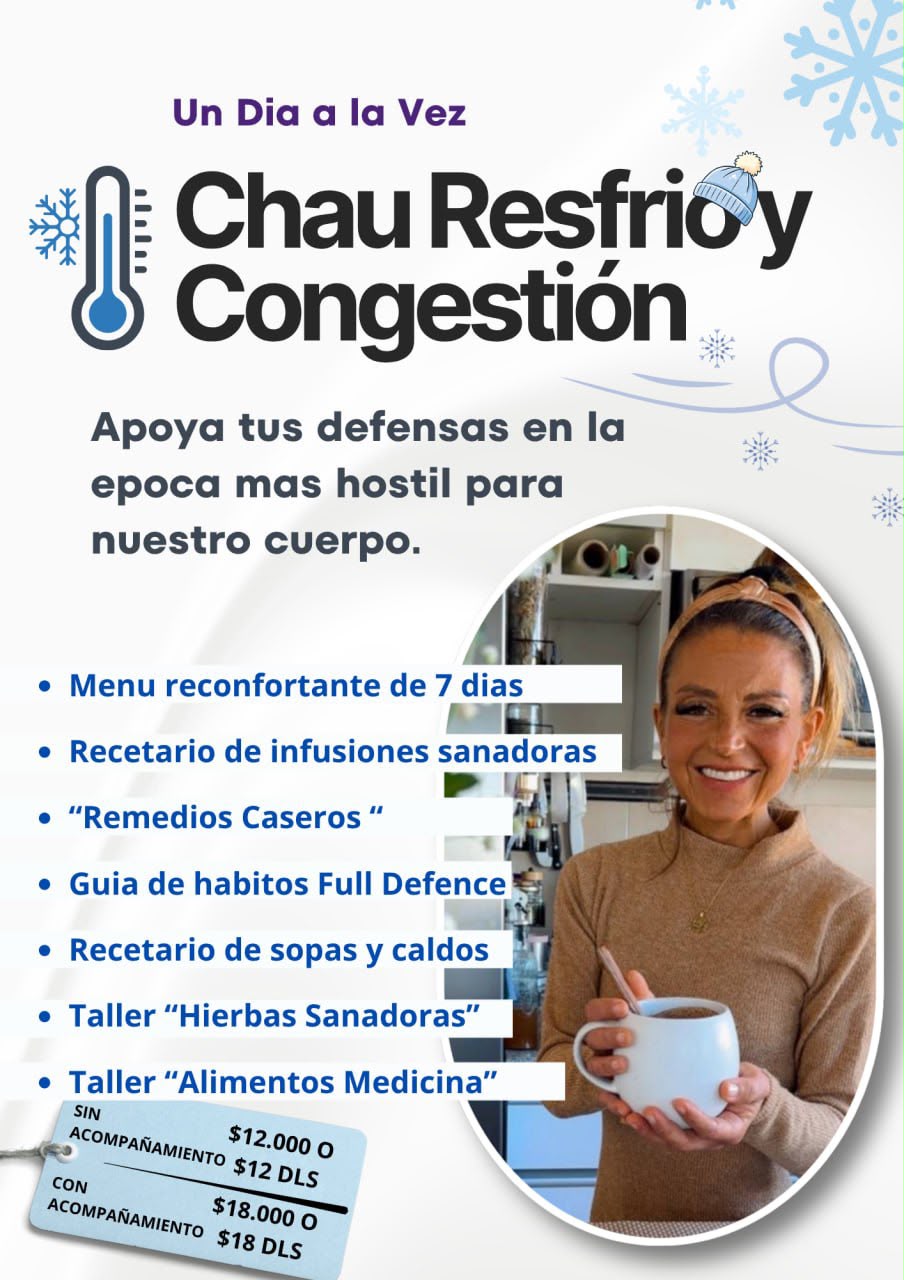 Chau resfrío y congestión